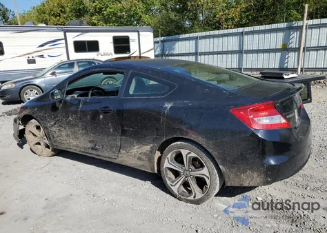 2012 Honda Civic Si z USA, uszkodzony, nr VIN 2HGFG4A58CH708053